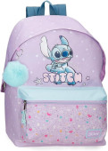 Mochila Stitch Lovely Adaptável Trolley 44cm