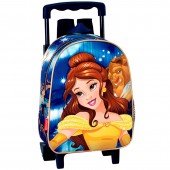 Mochila trolley pre escolar Disney A Bela e o Monstro