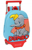 Mochila Trolley Pré Escolar Dumbo 3D 33cm