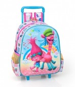 Mochila trolley pre escolar premium Trolls Cant stop the feeling