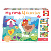 My First 4 Puzzles Animais da Quinta