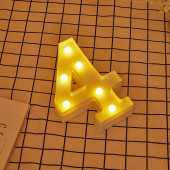 Número 4 Led Luminoso