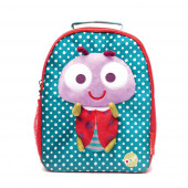 Oops Mochila com Peluche Super-Soft Joaninha 30cm