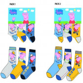 Pack 3 meias Peppa Pig sortido