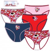 Pack 5 slips de Minnie Mouse