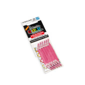 Pack 6 Atacadores U-Lace Kiddos Rosa Chiclete