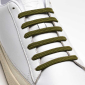 Pack 6 Atacadores U-Lace Kiddos Verde Tropa