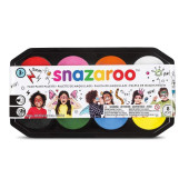 Paleta Pinturas Faciais Snazaroo 8x18ml - 350 Faces Paleta Pinturas Faciais Snazaroo 8x18ml - 350 Faces