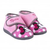 Pantufa Bota Baby Minnie Dots