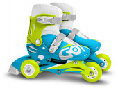 Patins 3 Rodas Azul Skids Control