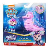 Patrulha Pata Aqua Pups - Coral e Cavalo Marinho