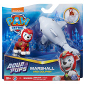 Patrulha Pata Aqua Pups - Marshall e Golfinho