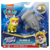 Patrulha Pata Aqua Pups - Rubble e Tubarão Martelo