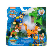 Patrulha Pata Selva Figura Hero Pups Chase + Tracker