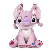 Peluche Angel Stitch Disney com Som 30cm