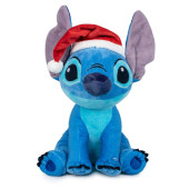 Peluche Stitch Natal com Som 26cm