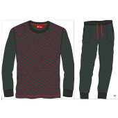 Pijama Algodão Preto S. L. Benfica