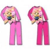 Pijama Rosa Minions 4 Und.