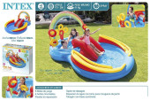 Piscina Insuflável Centro Jogos Arco Íris Intex