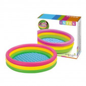 Piscina Insuflável Intex 3 Aros Arco Íris 86cm