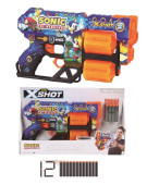 Pistola Xshot Sonic Skins c/ 12 Dardos