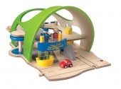 Plan Toys - Estação de Transportes Madeira