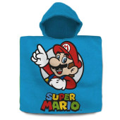 Poncho Praia Algodão Super Mario