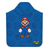 Poncho Praia Microfibra Super Mario