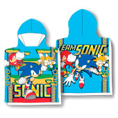 Poncho Praia Microfibra Team Sonic