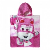 Poncho Toalha para meninas Super Wings