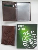 Porta Cartoes Pele SCP Sporting