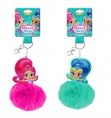 Porta chaves com pompom Shimmer e Shine