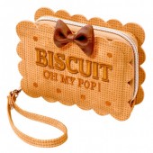 Porta moedas rectangular 12,5cm Oh My Pop - Cookie Biscuit