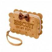 Porta moedas rectangular 12cm Oh My Pop - Cookie Biscuit