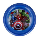 Prato Plástico Avengers Marvel
