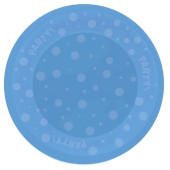 Prato Plástico Azul 21cm