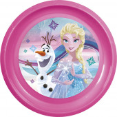 Prato Plástico Frozen Disney