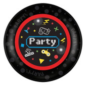 Prato Plástico Gaming Party 21cm