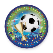 Pratos Papel Champions Futebol