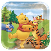 Pratos Winnie The Pooh Cartão 23cm (8 Unidades)