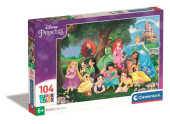 Puzzle 104 peças Princesas Disney