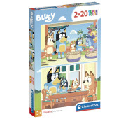 Puzzle 2x20 peças Bluey