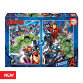 Puzzle Avengers Marvel 2x100 peças