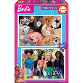 Puzzle Barbie 2x100 peças