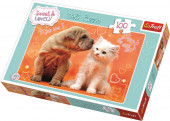 Puzzle Cão e Gato 100peças