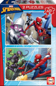 Puzzle Duplo 48 peças Spiderman Marvel