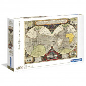 Puzzle High Quality Antique Nautical Map 6000 peças