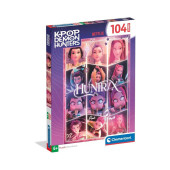 Puzzle Huntrix Kpop Demon Hunters 104 peças - 33,5x48,5cm