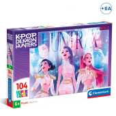 Puzzle K-pop Demon Hunters 104 Peças - Clementoni