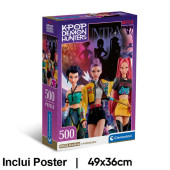Puzzle K-pop Demon Hunters 500 Peças - Clementoni